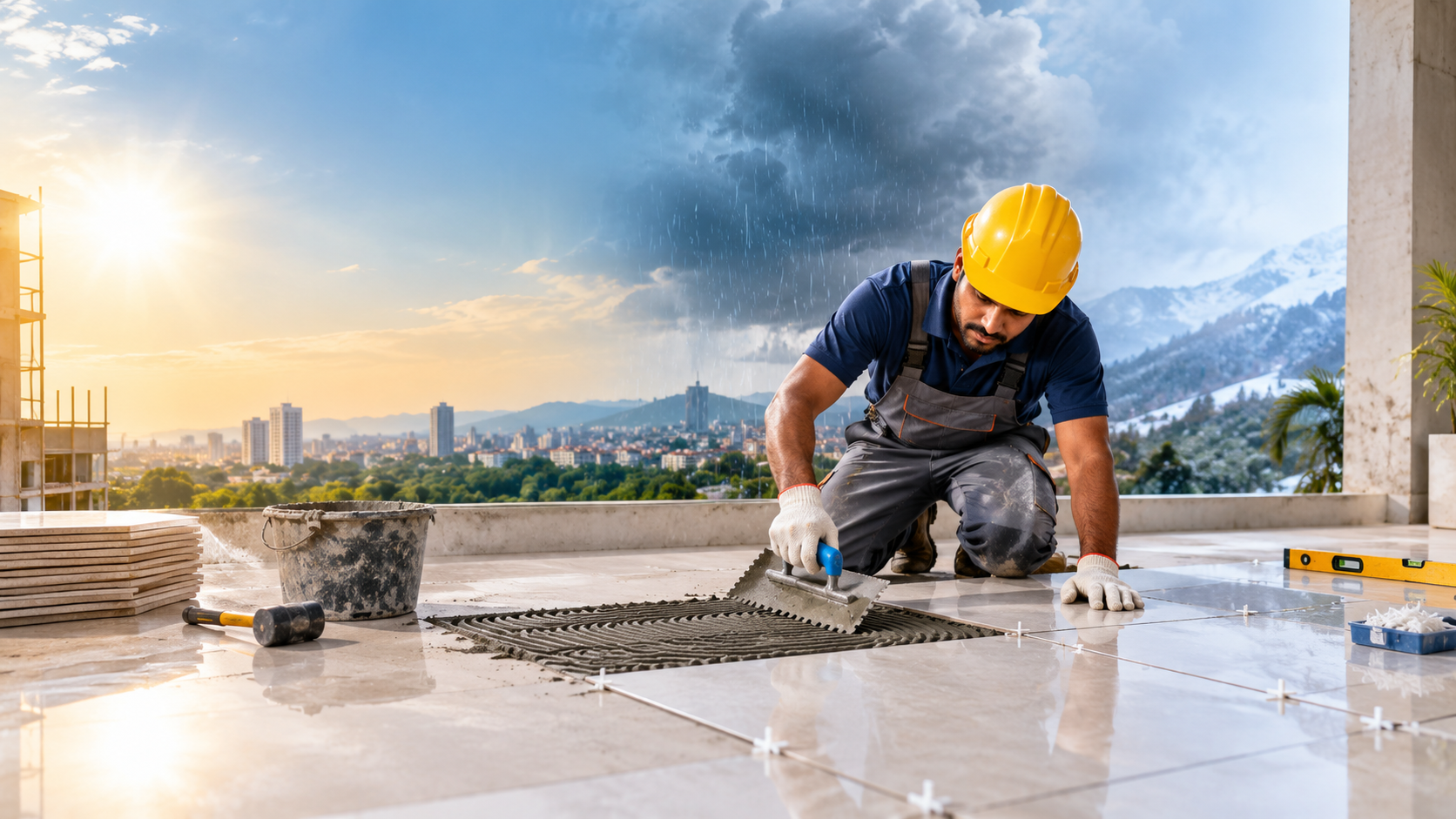 How Indian Weather Affects Tile Adhesive Curing