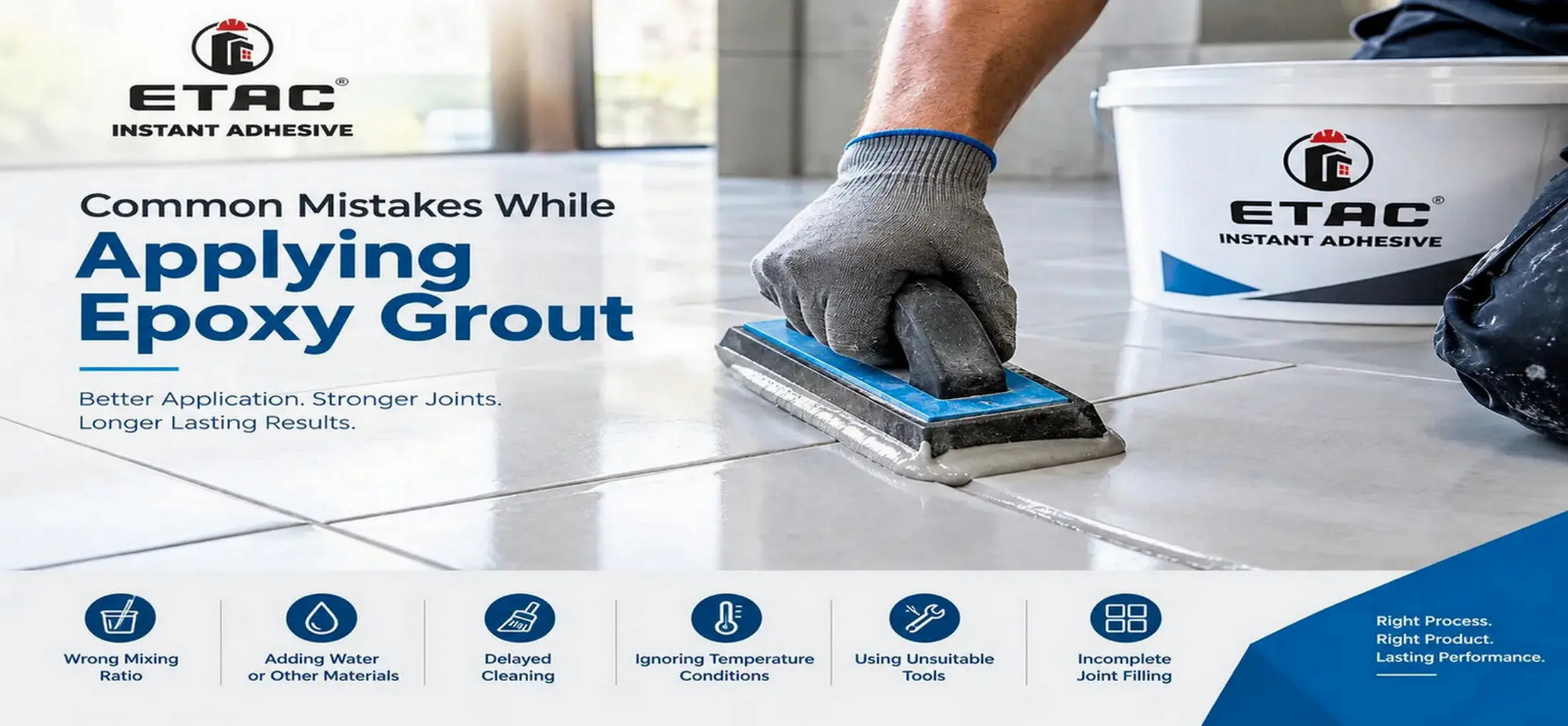 Common Mistakes While Applying Epoxy Grout