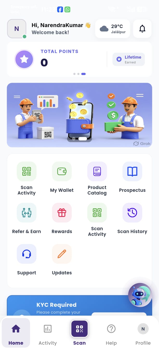 ETAC Mobile App Interface